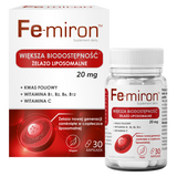Fe-miron, 30 kapsułek - miniaturka zdjęcia produktu