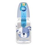 Canpol Babies, butelka wąska, Cute Animals, niebieska, od urodzenia, 120 ml - miniaturka zdjęcia produktu