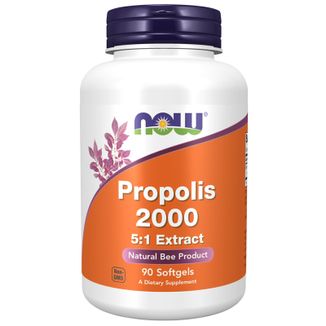 Now Foods Propolis 2000 5:1 Extract, 90 kapsułek - zdjęcie produktu