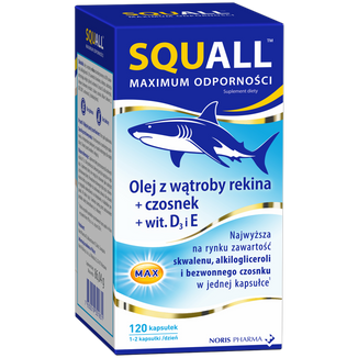 Squall Maximum Odporności, 120 kapsułek miękkich KRÓTKA DATA Squall Maximum Odporności, 120 kapsułek miękkich KRÓTKA DATA - zdjęcie produktu