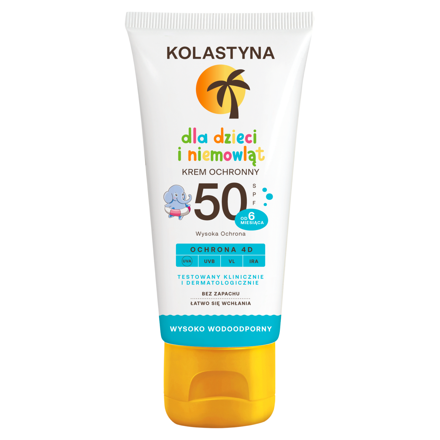 Kolastyna Kolastyna Dla Dzieci i Niemowląt, krem ochronny, 6 miesiąca, SPF 50, 75 ml — Inhaltsstoffe und Bewertung