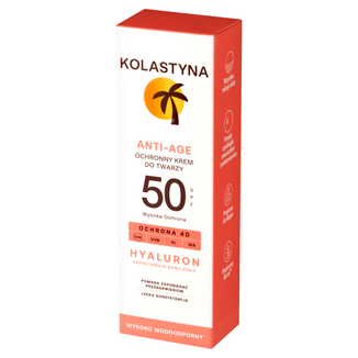 Kolastyna, krem ochronny do twarzy anti-aging, SPF 50, 50 ml - zdjęcie produktu