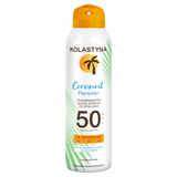 Kolastyna Coconut Paradise, transparentna sucha mgiełka do opalania SPF 50, 150 ml - miniaturka zdjęcia produktu