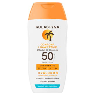 Kolastyna Ochrona i Nawilżenie, emulsja do opalania, SPF 50, 150 ml - zdjęcie produktu