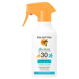 Kolastyna Dla Dzieci, emulsja do opalania w sprayu, SPF 30, 200 ml - zdjęcie produktu