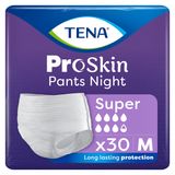 Tena Pants ProSkin Night, majtki chłonne, rozmiar M, 80-110 cm, Super, 30 sztuk - miniaturka zdjęcia produktu
