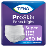 Tena Pants ProSkin Night, majtki chłonne, rozmiar M, 80-110 cm, Super, 30 sztuk - miniaturka zdjęcia produktu
