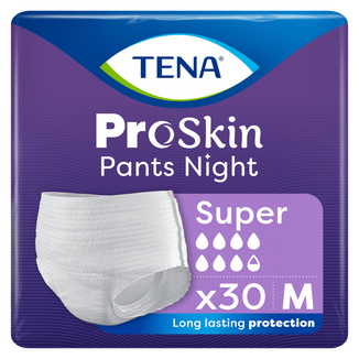 Tena Pants ProSkin Night, majtki chłonne, rozmiar M, 80-110 cm, Super, 30 sztuk - zdjęcie produktu