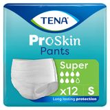 Tena Pants ProSkin, majtki chłonne, rozmiar S, 65-85 cm, Super, 12 sztuk - miniaturka zdjęcia produktu