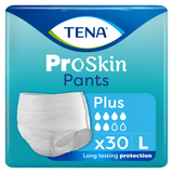 Tena Pants ProSkin Plus, majtki chłonne, rozmiar L, 100-135 cm, 30 sztuk - miniaturka zdjęcia produktu