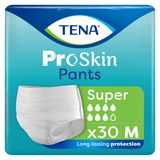 Tena Pants ProSkin, majtki chłonne, rozmiar M, 80-110 cm, Super, 30 sztuk - miniaturka zdjęcia produktu