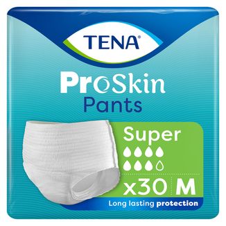 Tena Pants ProSkin, majtki chłonne, rozmiar M, 80-110 cm, Super, 30 sztuk - zdjęcie produktu