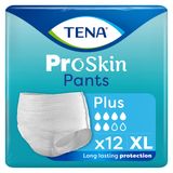 Tena Pants ProSkin, majtki chłonne, rozmiar XL, 120-160 cm, Plus, 12 sztuk - miniaturka zdjęcia produktu