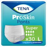 Tena Pants Proskin, majtki chłonne, rozmiar L, 100-135 cm, Super, 30 sztuk - miniaturka zdjęcia produktu
