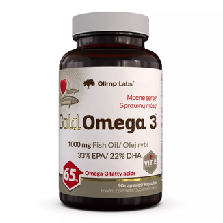 Olimp Gold Omega 3 1000 mg, 90 kapsułek miękkich - zdjęcie produktu