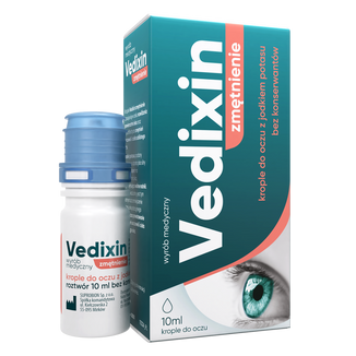 Vedixin zmętnienie, krople do oczu, 10 ml - zdjęcie produktu