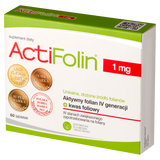 ActiFolin 1 mg, 60 tabletek USZKODZONE OPAKOWANIE - miniaturka zdjęcia produktu