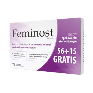 Zestaw Feminost, 56 tabletek powlekanych + 15 tabletek gratis - zdjęcie produktu