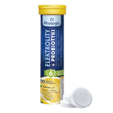 Protego Elektrolity+Probiotyki, smak cytrynowy, 20 tabletek musujących - miniaturka zdjęcia produktu