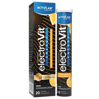 Activlab Pharma Electrovit Energy, smak pomarańczowy, 20 tabletek musujących - zdjęcie produktu