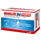 Maglek B6 Forte 100 mg+10 mg, 60 tabletek powlekanych USZKODZONE OPAKOWANIE - miniaturka zdjęcia produktu