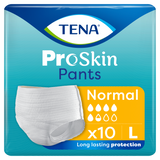 Tena Pants ProSkin, majtki chłonne, rozmiar L, 100-135 cm, Normal, 10 sztuk - miniaturka zdjęcia produktu