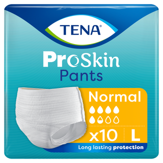 Tena Pants ProSkin, majtki chłonne, rozmiar L, 100-135 cm, Normal, 10 sztuk - zdjęcie produktu