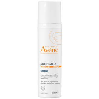 Avene Sunsimed Pigment Blue Light, krem do skóry skłonnej do zmian pigmentacyjnych, SPF 50+, 80 ml USZKODZONE OPAKOWANIE - zdjęcie produktu