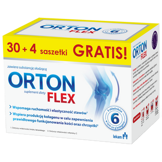 Orton Flex, 30 saszetek + 4 saszetki gratis USZKODZONE OPAKOWANIE - zdjęcie produktu