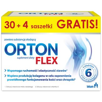 Orton Flex, 30 saszetek + 4 saszetki gratis USZKODZONE OPAKOWANIE - zdjęcie produktu