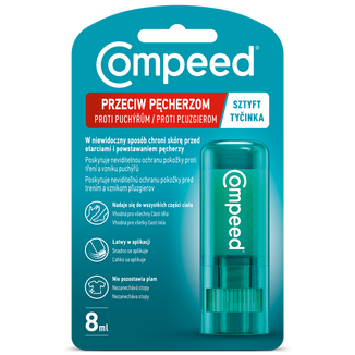 Compeed, sztyft przeciw pęcherzom, 8 ml - zdjęcie produktu