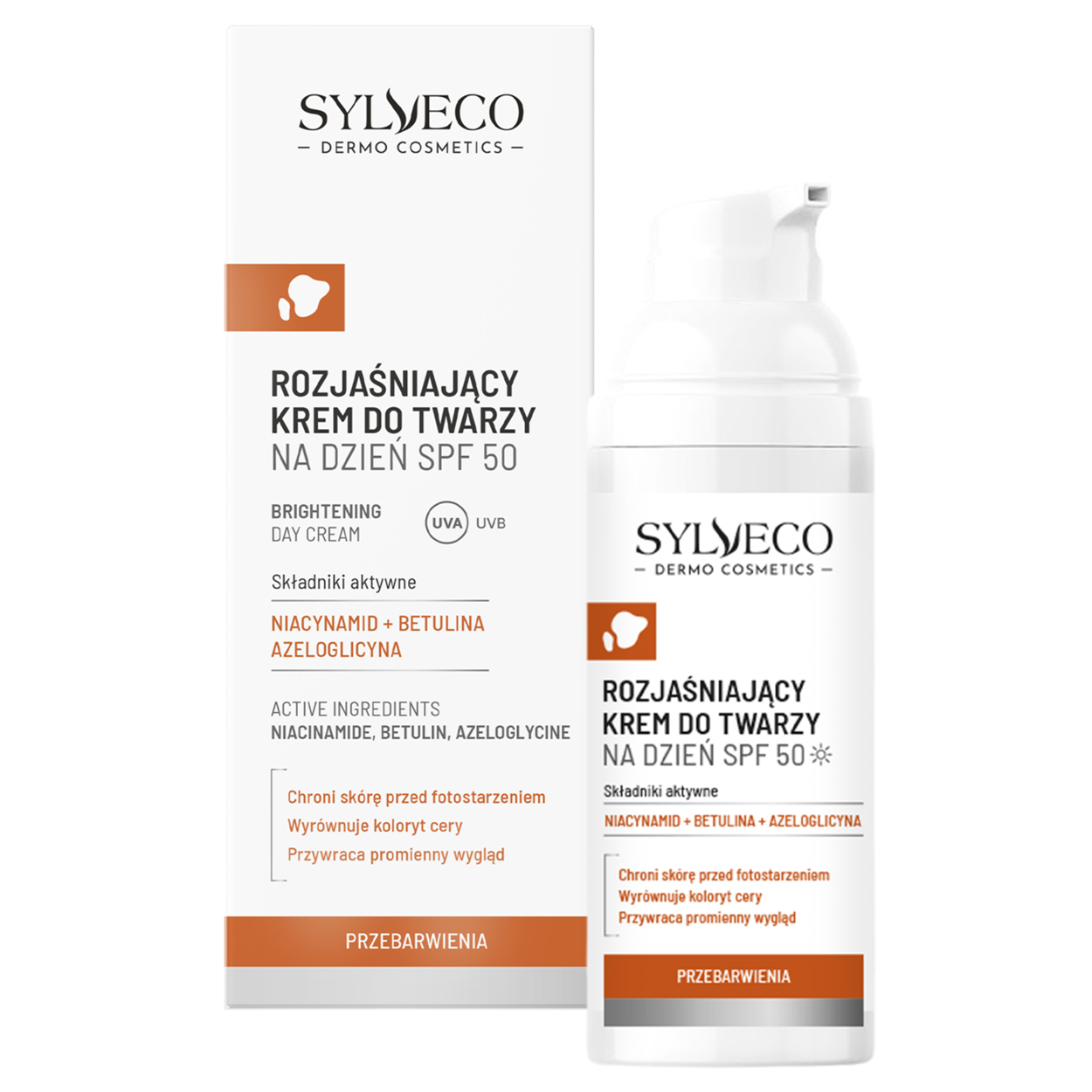 Nieznana Sylveco Dermo Pigmentflecken, aufhellend Gesichtscreme für den Tag, SPF 50, 50 ml — Inhaltsstoffe und Bewertung