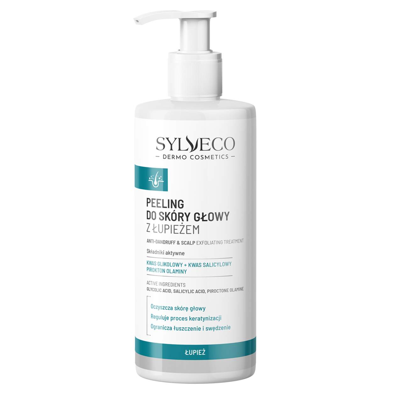 Nieznana Sylveco Dermo Łupież, peeling do skóry głowy z łupieżem, 150 ml