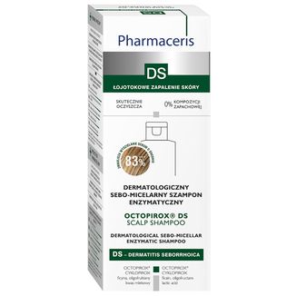 Pharmaceris DS Octopirox, dermatologiczny sebo-micelarny szampon enzymatyczny, 125 ml - zdjęcie produktu