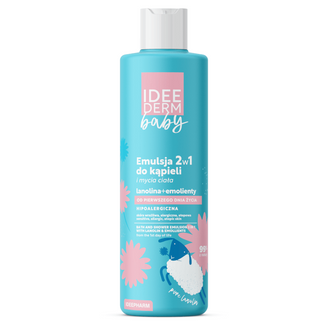 Idee Derm Baby, emulsja do kąpieli i mycia ciała 2w1, od urodzenia, 400 ml - zdjęcie produktu