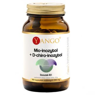 Yango Mio-Inozytol + D-Chiro-Inozytol, 100 kapsułek - zdjęcie produktu