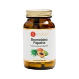 Yango Bromelaina + Papaina, 90 kapsułek - miniaturka zdjęcia produktu
