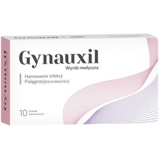 Gynauxil, globulki dopochwowe, 10 sztuk - zdjęcie produktu