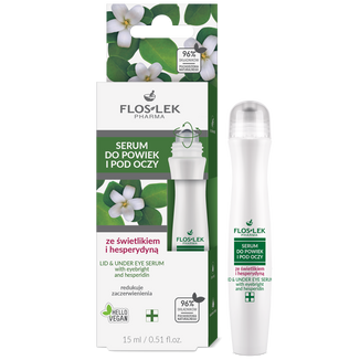 Floslek Pharma, serum do powiek i pod oczy ze świetlikiem i hesperydyną, 15 ml - zdjęcie produktu