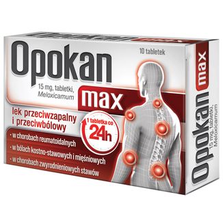 Opokan Max 15 mg, 10 tabletek - zdjęcie produktu