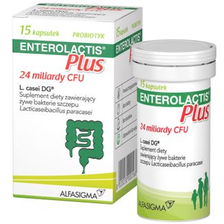 Enterolactis Plus, 15 kapsułek - zdjęcie produktu
