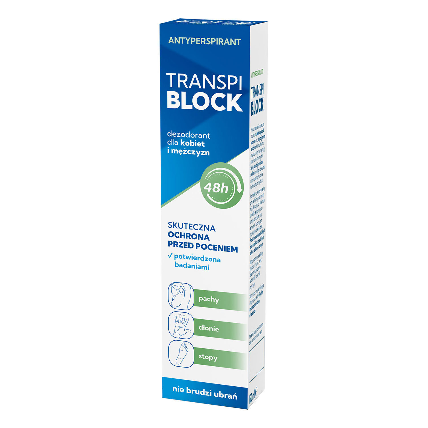 Nieznana Transpiblock, dezodorant, 150 ml
