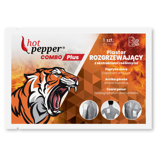 Hot Pepper Combo Plus, plaster rozgrzewający 9 cm x 14 cm, 1 sztuka - zdjęcie produktu