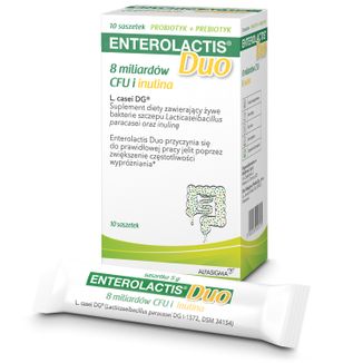 Enterolactis Duo, 10 saszetek KRÓTKA DATA Enterolactis Duo, 10 saszetek KRÓTKA DATA - zdjęcie produktu