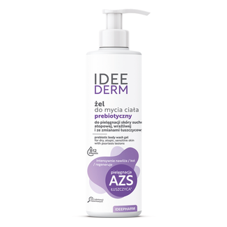 Idee Derm, żel do mycia ciała, prebiotyczny, 400 ml USZKODZONE OPAKOWANIE - zdjęcie produktu