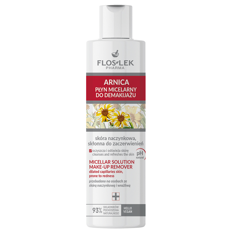 Flos-Lek Pharma Floslek Pharma Arnica, płyn micelarny do demakijażu, 225 ml