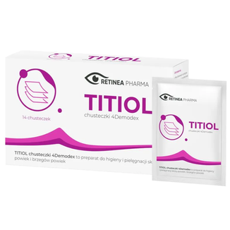 Titiol 4Demodex, chusteczki, 14 saszetek - zdjęcie produktu