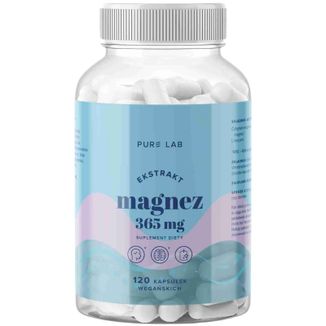 Aura Herbals Pure Lab Magnez 365 mg, 120 kapsułek - zdjęcie produktu