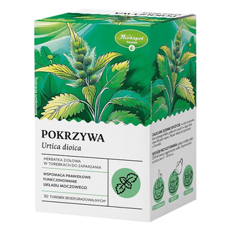 Herbapol Pokrzywa, herbata ziołowa, 30 saszetek - zdjęcie produktu