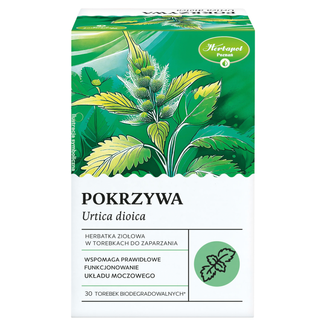 Herbapol Pokrzywa, herbata ziołowa, 30 saszetek - zdjęcie produktu